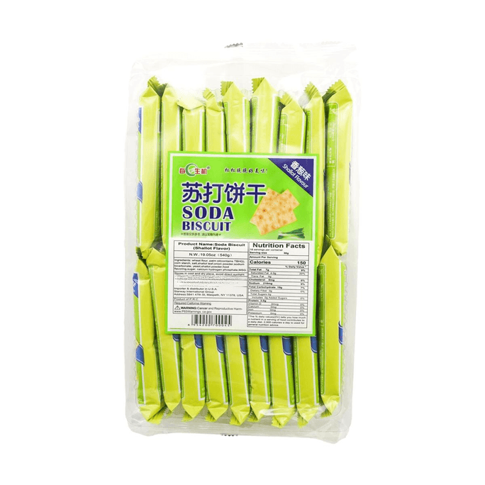 Soda Cracker  Scallion Flavor 19.04 oz