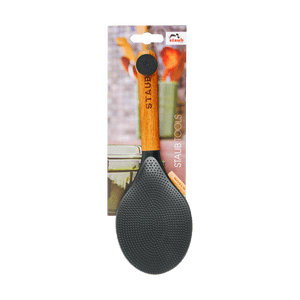 Silicone Rice Spoon, Wooden Handle