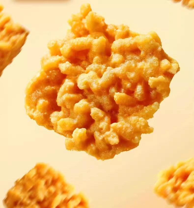 【中國直郵】 徽記 鍋巴小吃 50g 蟹香蛋黃味 小紅書爆款零食推薦 單袋裝