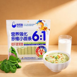 Baby Food Supplement Infant Noodles Nutrient-enriched 6:1 Pork Liver Spinach Noodles 218g