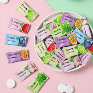 亲劲 无糖海盐薄荷糖 混合水果味 200g【清新口气】