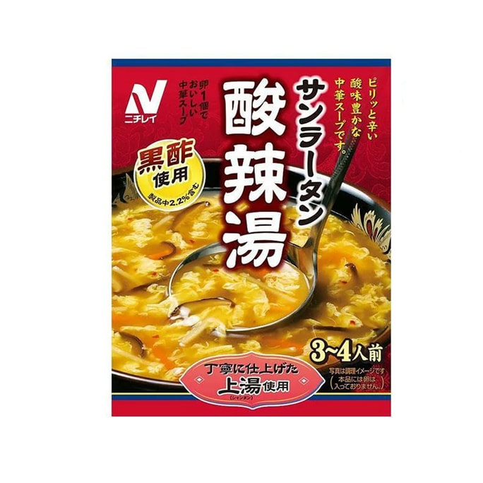 【日本からの直送】日本ニチレイ 即席酸っぱいスープ 怠け者の必需品 即席スープ 3～4人分 180g