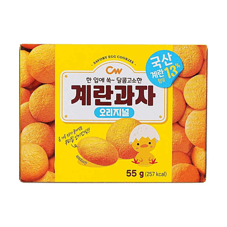 EGG COOKIE ORIGINAL 1.94oz 【달콤하고 바삭한】【한국산】 4