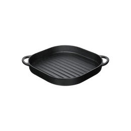 Barbeque Square Cast Iron Grill Pan 24cm x 24xm HB-4623