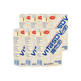 【Value Pack】Original Soy Milk - Healthy, Non GMO, Non-Dairy, Vegan, 8.45fl oz*6