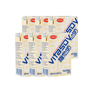 【超值6盒】香港VITASOY維他奶 原味豆奶 250ml*6盒