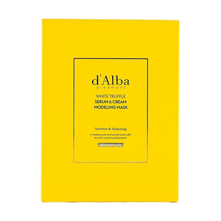 韩国D'ALBA黛尔珀 白松露精华乳霜塑形面膜 4套装 #滋养补水 4