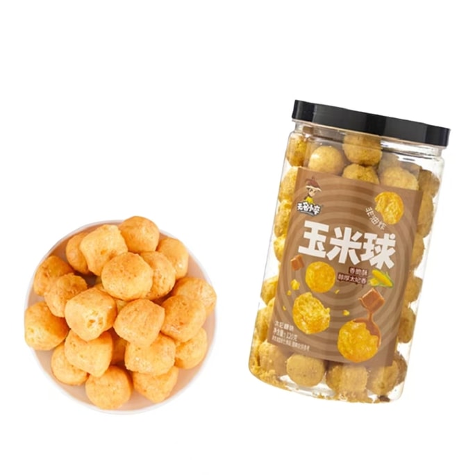 Crunchy Corn Balls Caramel Flavor 120g
