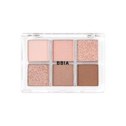 韩国BBIA碧娥 6色眼影盘 初学者多色系 日常温柔通勤  #01Nude Blush 裸色盘 5g