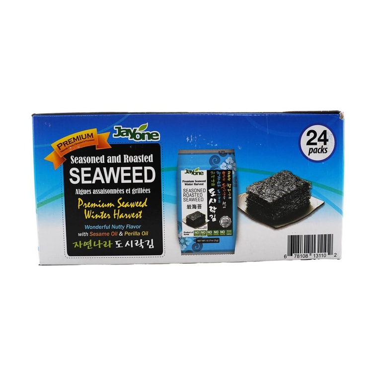 자연나라 도시락 김, 구운 김 24팩/박스 12