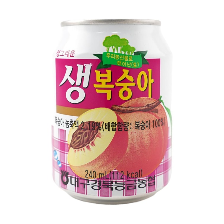 韓國NONGHYUP 桃子果肉汁 240ml 3
