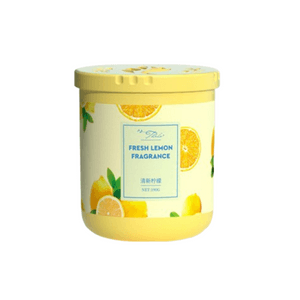 Fresh Lemon Solid Air Freshener | Car Solid Air Freshener | Refreshing Scent | Long-Lasting Fragrance | Perfect for Bathrooms, Toilets, and Shoe Cabinets | 190g | Fresh Lemon
