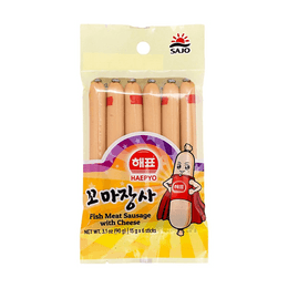 韩国HAEPYO 芝士鳕鱼肠 6根入 90g