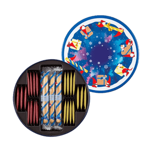 日本YOKU MOKU 圣诞限定什锦蛋卷曲奇礼盒 28枚入 【冬季限定·送礼之选】