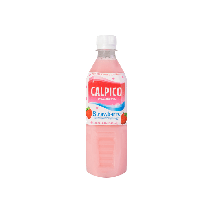 日本CALPICO 无碳酸天然乳酸菌饮料 草莓味 500ml