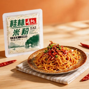 Guilin Rice Noodles -Instant Wet Rice Noodles, 7.05 oz【Ready In 1 Minute】【Not Fried】