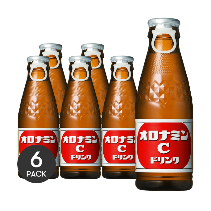 오로나민 비타민 C 소다 - 비타민 C 강화 음료, 4.05fl oz *6【6팩】