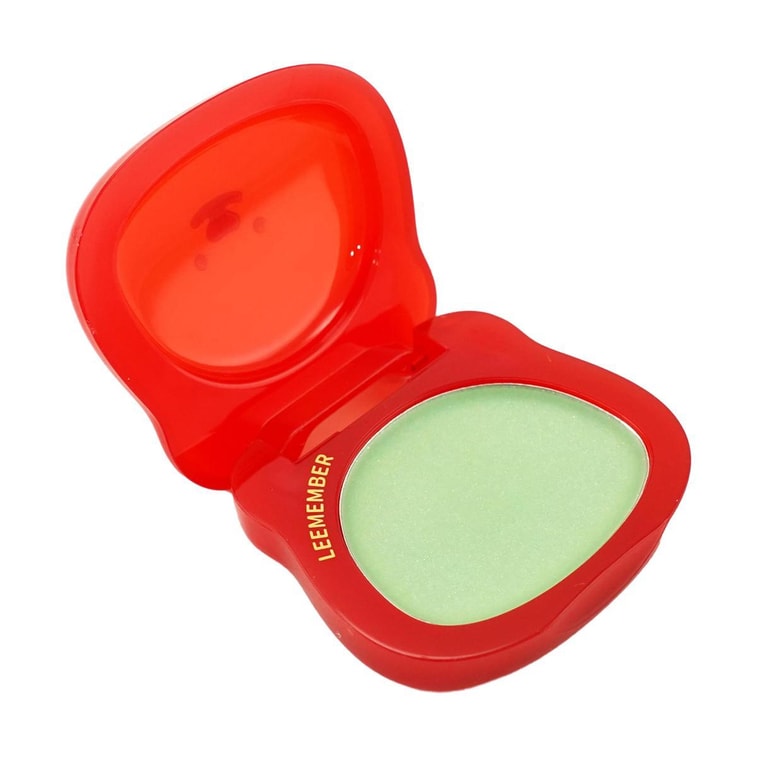 Apple Series, Shimmer Glitter Blush Multi-Use Cream #LG07 Green Apple【Transparent Silver Glitter]】 6