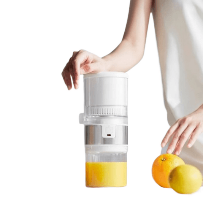 【中国直邮】  OLAYKS 立时榨汁机汁渣分离全自动小型电动无线便携 陶白色 1个装