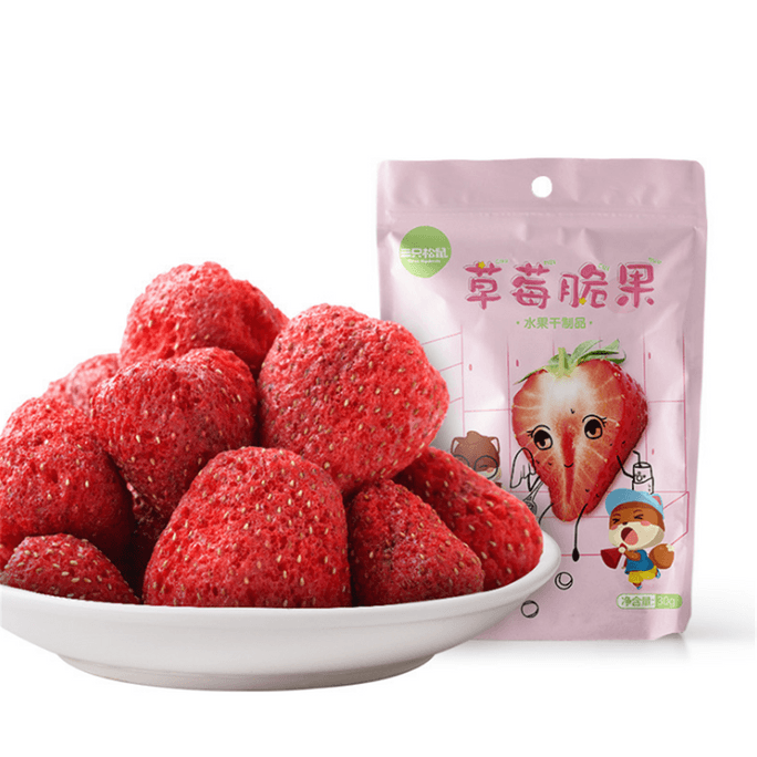 Strawberry Crisp Fruits Freeze-Dried Strawberries 30g * 1Pc