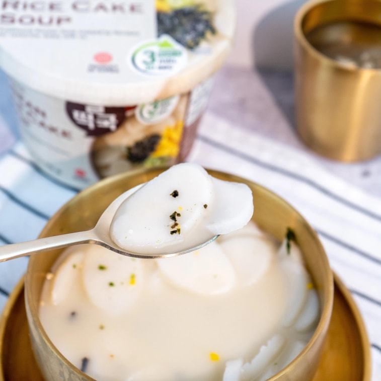 韩国JAYONE 韩式年糕汤 150g*6碗 整箱装【冲泡即食】 3