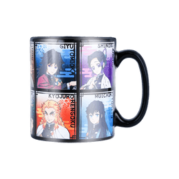Demon Slayer Anime Mystery Color Change Mug 8 Characters Portraits