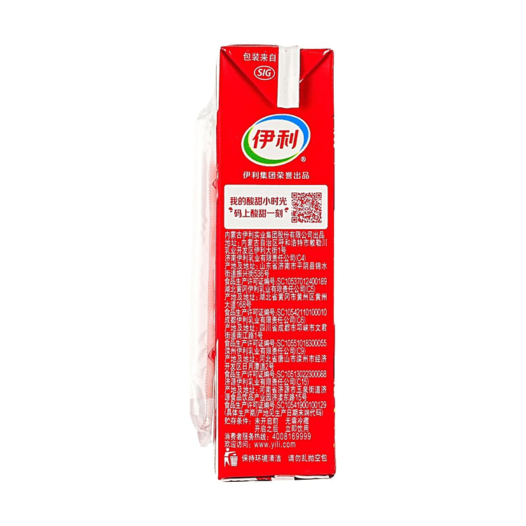 Yili Group フルーツヨーグルト ストロベリー味 8.64オンス - Yami