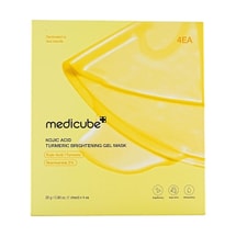 Kojic Acid Turmeric Gold Jelly Gel Mask, 4 sheets - Niacinamide 2% | Moistuizing