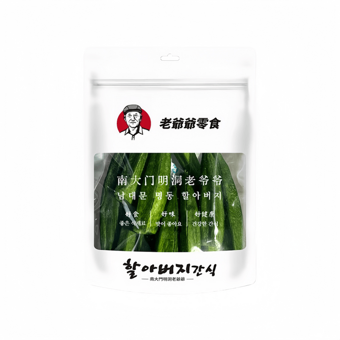 Namdaemun Myeongdong Grandpa Okra Crispy Enjoy Edition 50g*1 bag