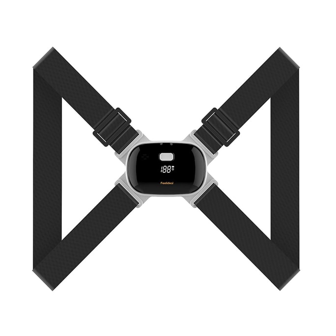 Adjustable Intelligent Posture Corrector Trainer Belt Black