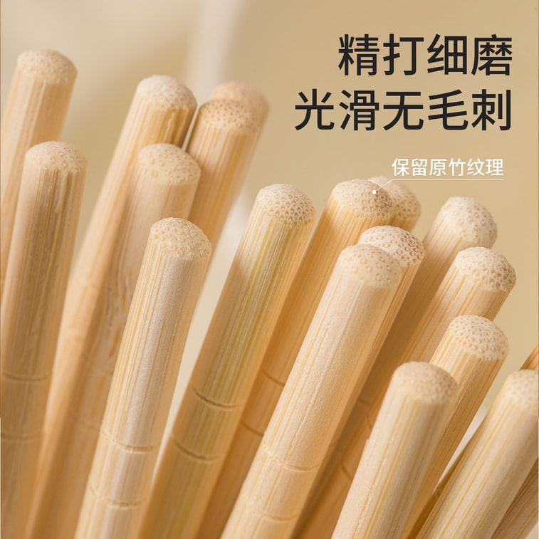 茶花 一次性筷子 100双 【每双独立包装】大包干净竹筷节家庭亲朋日常聚餐具 5