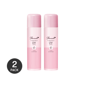 日本NARIS 超级防水百花香调防晒喷雾 防水防汗 SPF50+/PA++++ 90g*2 粉色香氛款【超值装】