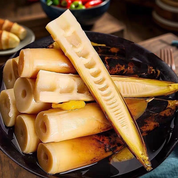 笋同学 手剥笋休闲零食泡椒味52g*3包 4