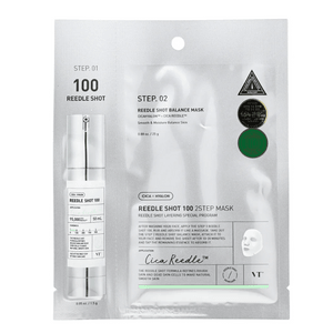 VT Mild Reedle Shot 2-Step Mask Soothing Hydrating Skin Reedle Shot 100