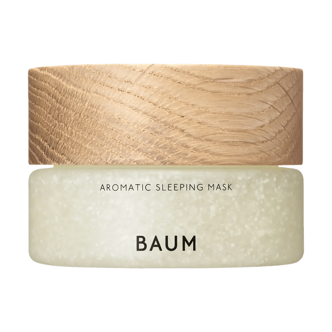 日本BAUM葆木 愉悅芳香睡眠面膜 啫咖哩清爽不黏膩 天然樹木精油 80g 舒緩放鬆 水潤飽滿 明亮保濕 修護屏障 敏感肌肉適用