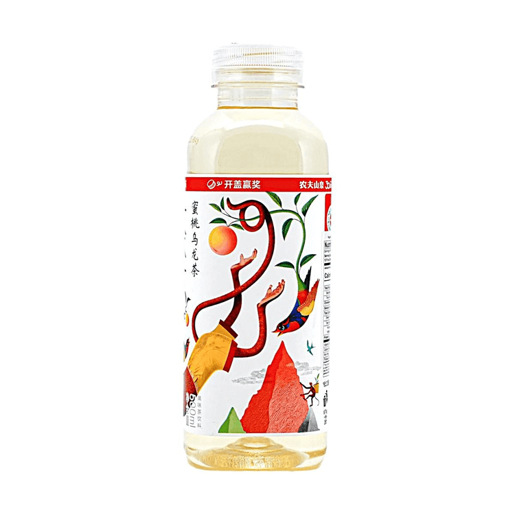 NONGFUSPRING Peach Oolong Tea, 16.9 fl oz【Packing May Vary