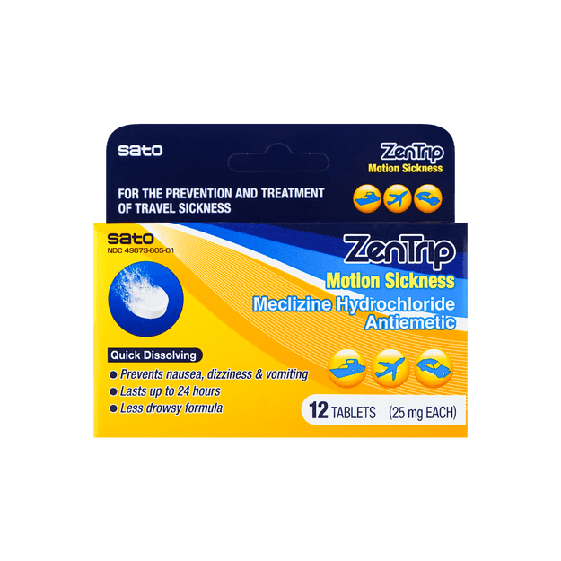 商品详情 - 日本sato佐藤 zentrip 预防晕车药 12片入 - image  0