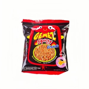 [크리스피 셀렉션] GEMEZ 포켓 미니 크리스프 누들 치킨 누들 크리스프 누들 캐주얼 스낵 건조 인스턴트 누들 디저트 - 신선한 매운 맛 14g 1팩