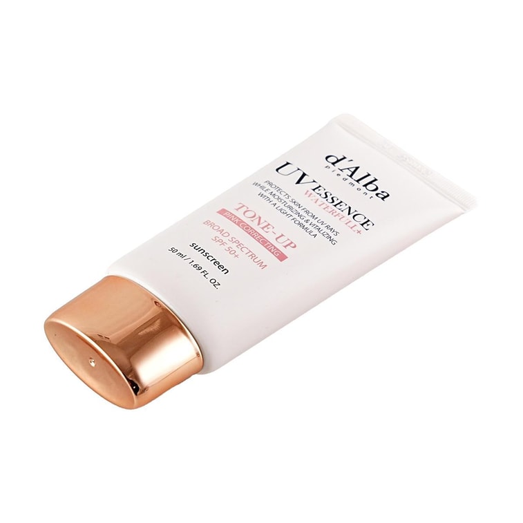 UV 에센스 워터풀+ 선크림, 핑크 톤업 선크림, SPF50+, 47ml - 비건, 수분 공급 (미국 버전) 5