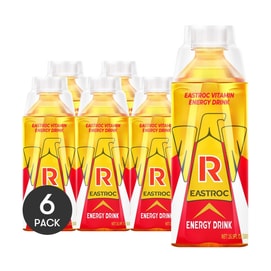 【Value Pack】Eastroc Super Drink Energy Drink - with Guarana Extract, Taurine, & Green Tea, 16.9fl oz*6