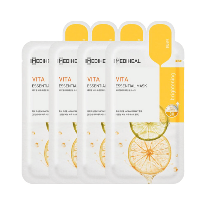 Vita Sheet Mask 4ct - Brightening Radiant Skin with 3X Vita Active