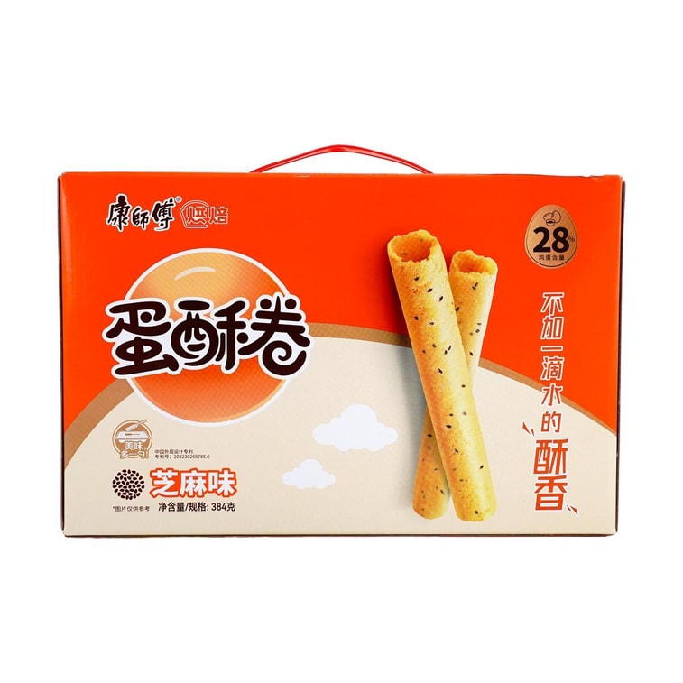 康士府クリスピービスケットロール（ごま味）、380g 4