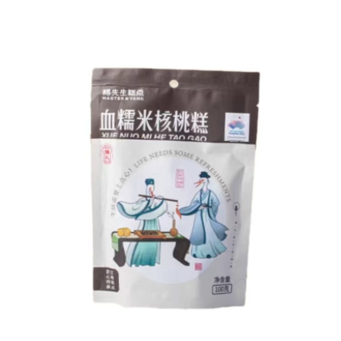 【中国直邮】 杨先生 血糯米核桃糕 新中式糕点健康软糯零食 100g