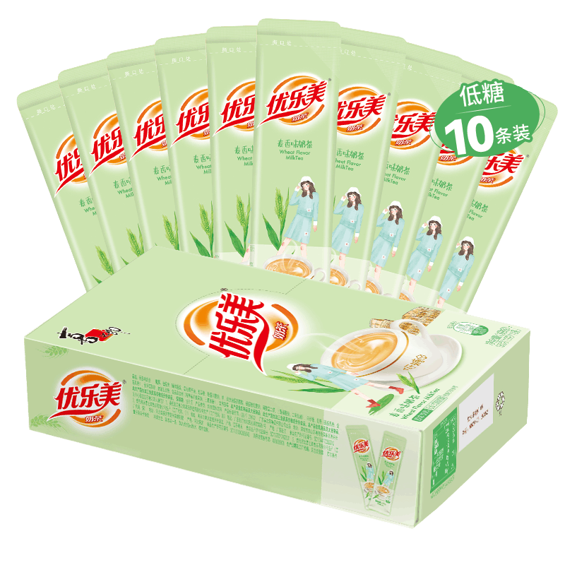 ゆうみ/Milk Tea Youlemei Low Sugar Milk Tea Powder With Wheat Fragrance Strong
