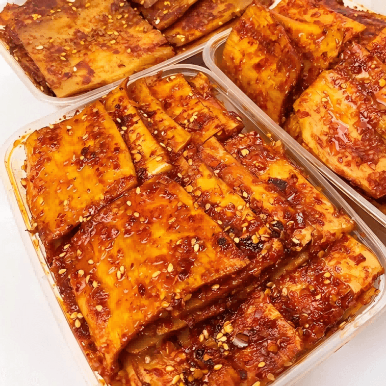 【美国直邮】 美国 好会吃 大块香辣手撕牛板筋 小辣 150g 5包装 开袋即食 3