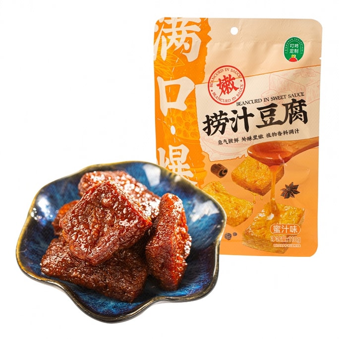 【中國直郵】 叮咚訂製 蜜汁味撈汁豆腐乾 110g