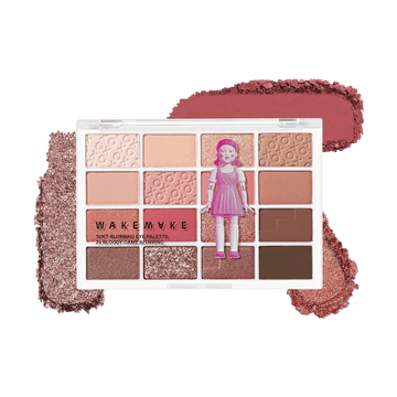 소프트 블러링 아이 팔레트, 0.49온스 #24 블러디 게임 블러링 【넷플릭스 오징어 게임: 한정 콜라보레이션 에디션】