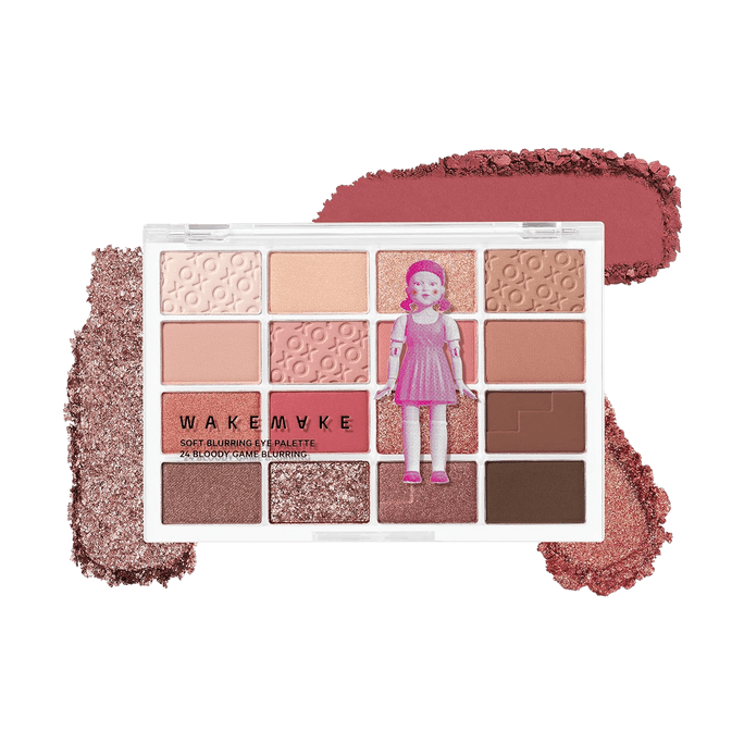 Soft Blurring Eye Palette, 0.49 oz. #24 BLOODY GAME BLURRING 【NETFLIX Squid Game: Limited Collaboration Edition】