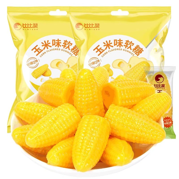 コーンキャンディ 500g*1パック コーン風味 昔ながらのフルーツソフトキャンディ 高品質ウェディングキャンディ 甘くて噛み応えのあるQQキャンディースナック