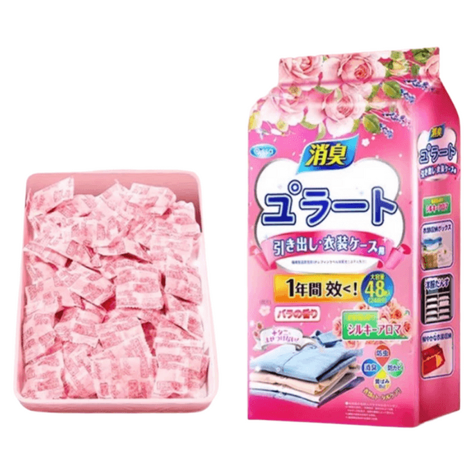 Mothballs Wardrobe Anti-mould Anti-moisture Deodorization And Anti-mite De-worming 48 pcs